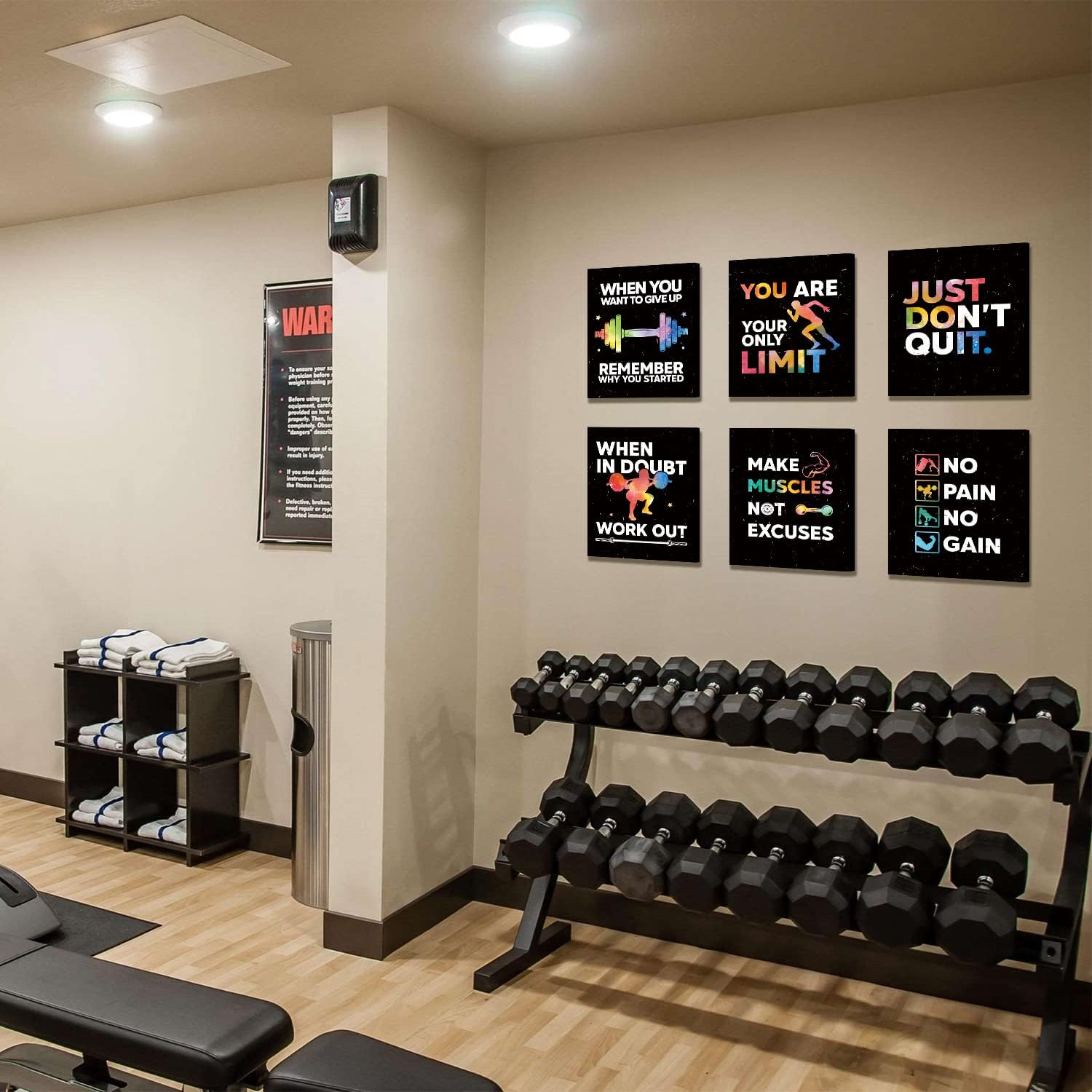 Motivational Wall Art Frame Set – 6 Pcs (M- 19)